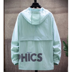 防晒衣男士夏季新款加肥加大码男装冰丝防晒外套