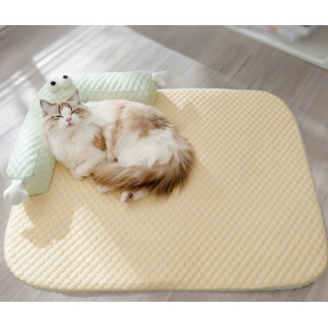 狗窝四季通用凉感靠垫沙发宠物窝泰迪可拆洗狗垫子猫窝深度睡眠窝