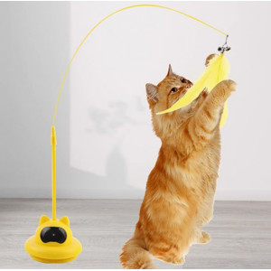 猫玩具逗猫棒自嗨解闷神器带吸盘长杆宠物小猫咪玩的幼猫用品大全