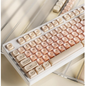 静音键盘鼠标机械手感有线电脑笔记本女生办公高颜值