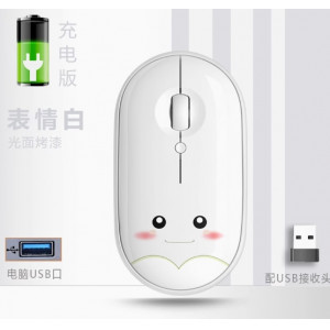 小巧可爱便携女生静音鼠标无线蓝牙可充电通用