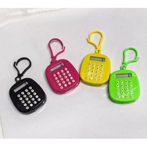 小型计算器电子带钥匙扣迷宫行李挂扣学生随身迷你计算机
